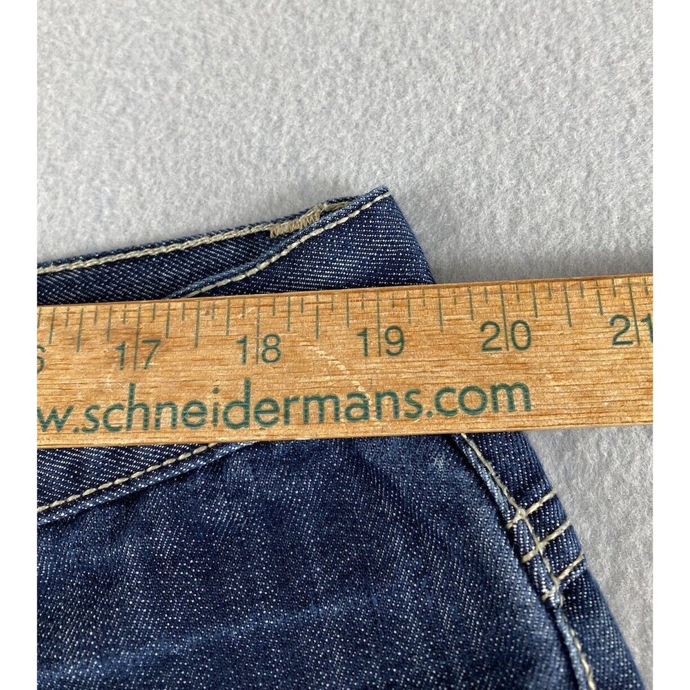 Brooklyn Xpress Jeans 39x31 Blue Denim Baggy Skater Loose Distressed Tag 42x34 - Picture 6 of 13